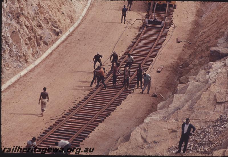 T01448
Track laying, Standard Gauge Project, Avon Valley
