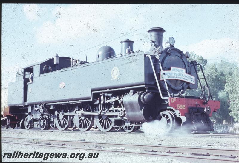 T01465
DD class 592, ARHS headboard and logo
