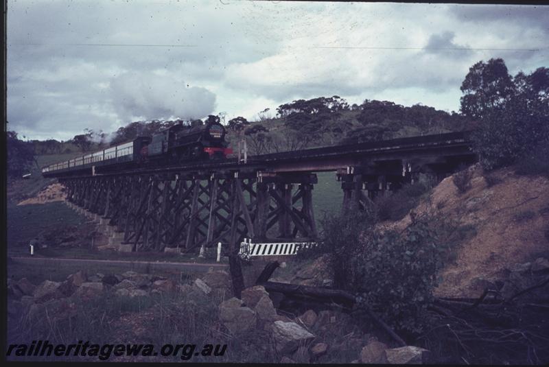 T01543
W class 932, trestle bridge at Ringa, CM line, ARHS tour train
