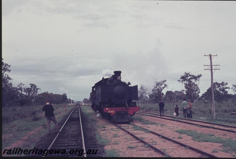 T01577
DD class 592, head on view, tour train
