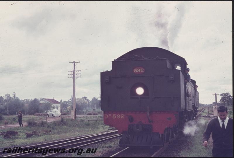 T01578
DD class 592, rear view, tour train
