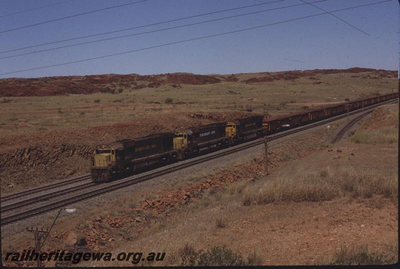 T01659
Hamersley Iron locos, iron ore train
