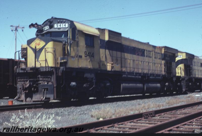 T01671
Cliffs Robe River loco C636 class 9414, Wickham, same as T1670
