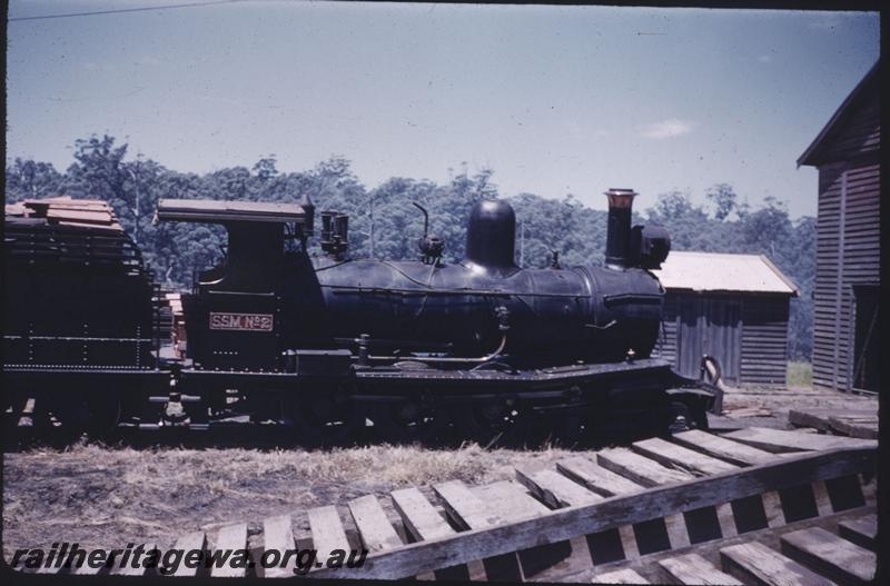 T01727
SSM loco No.2, Deanmill, side view
