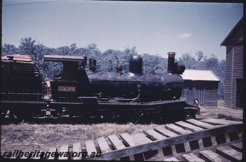 T01727
SSM loco No.2, Deanmill, side view
