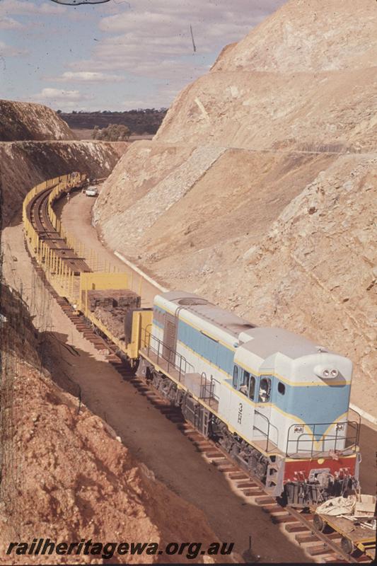 T01840
Standard Gauge Project, H class 3, track laying, Avon Valley line
