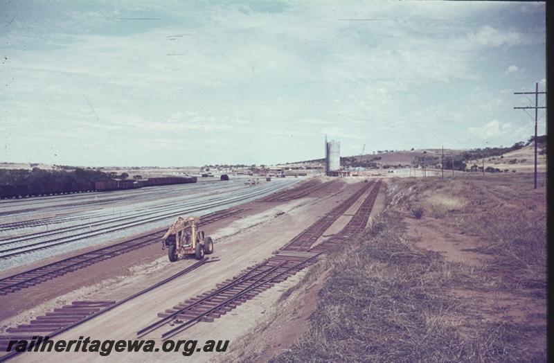 T01853
Standard Gauge Project, marshalling yard, West Northam, under construction.
