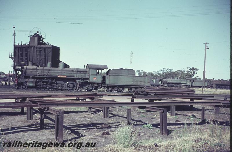 T01873
PR class 536, coal stage rail racks, side view, Midland Loco Depot
