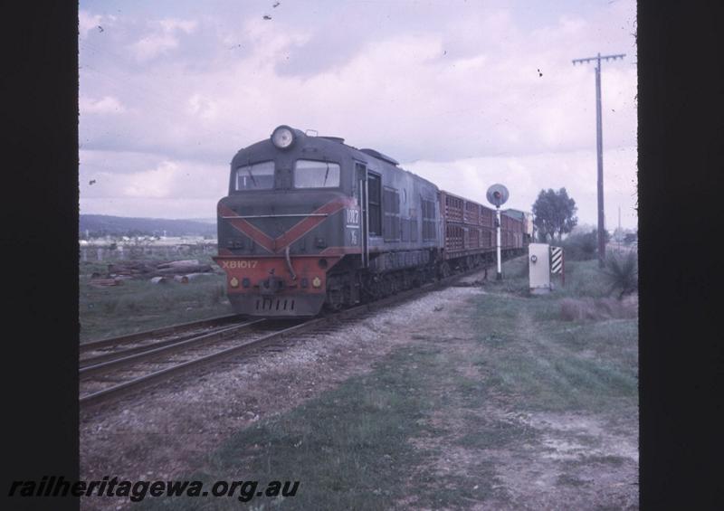 T01974
X B class 1017, Millendon, MR line, goods train
