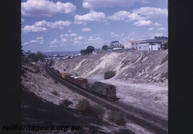 T02040
F class 41, West Leederville Bank, on No.852 goods train
