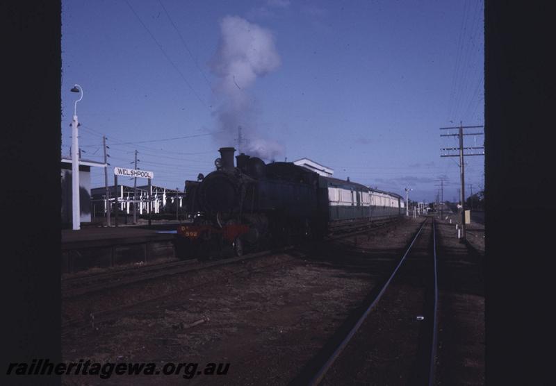 T02042
DD class 592, Welshpool, on the ARHS 