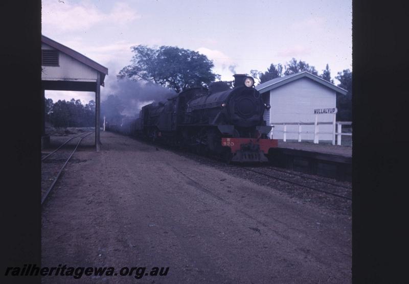 T02059
W class 920, W class 907, station, goods shed, Mullalyup, PP line, goods train
