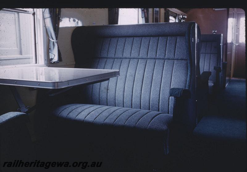 T02086
AYC class carriage, seats and table layout
