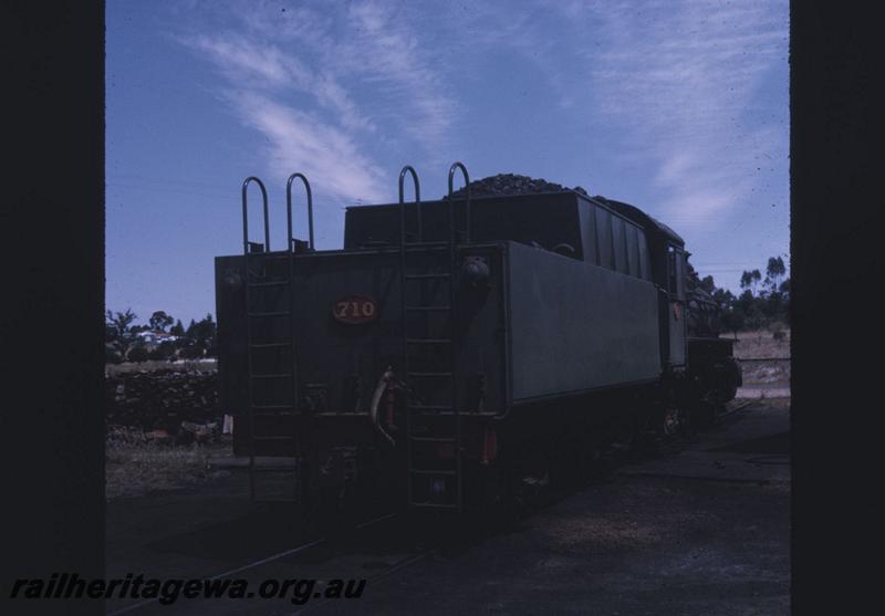 T02093
PM class 710, Collie, rear view of tender
