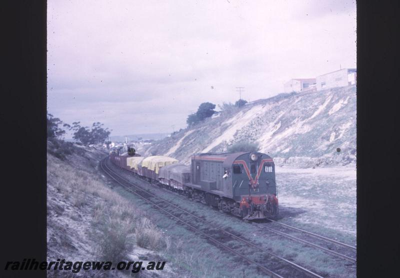 T02121
F class 44, West Leederville Bank, on No.852 Goods train
