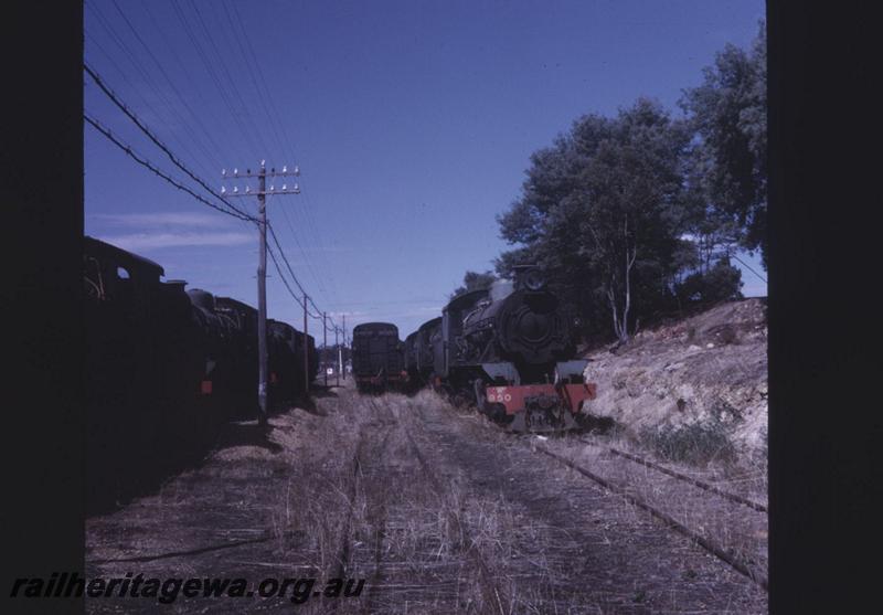 T02127
W class 950 and other locos, Collie, stowed 
