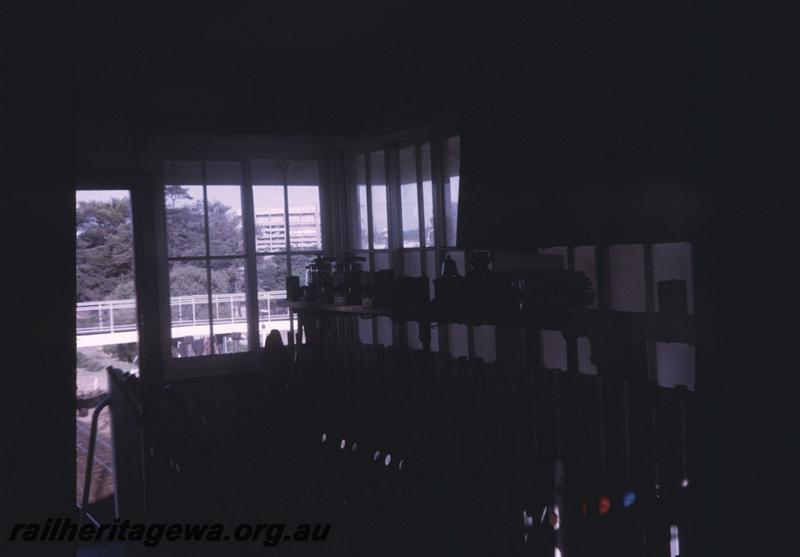 T02151
Signal box, Subiaco, internal view
