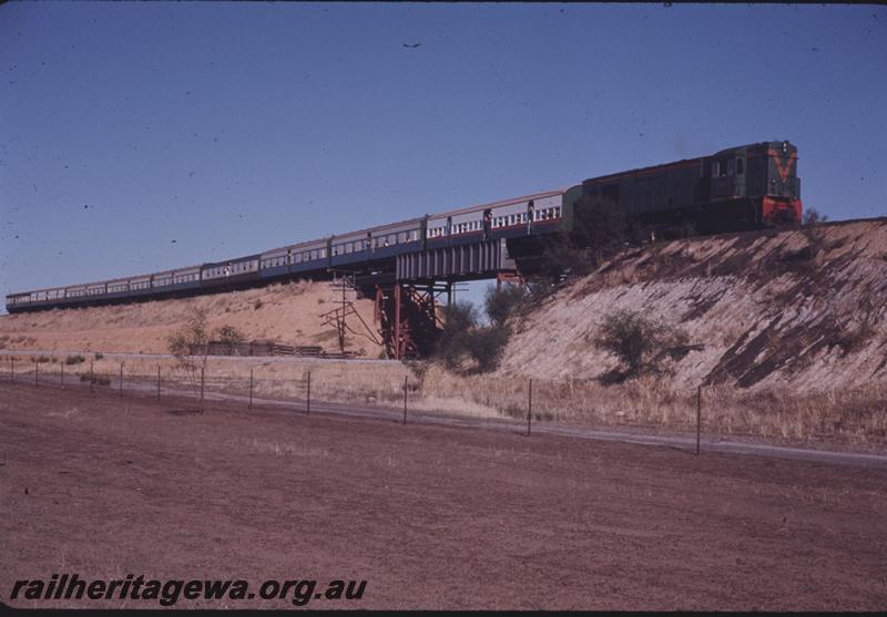 T02230
R class 1903, on flyover Standard Gauge Line, ARHS tour train to Meckering
