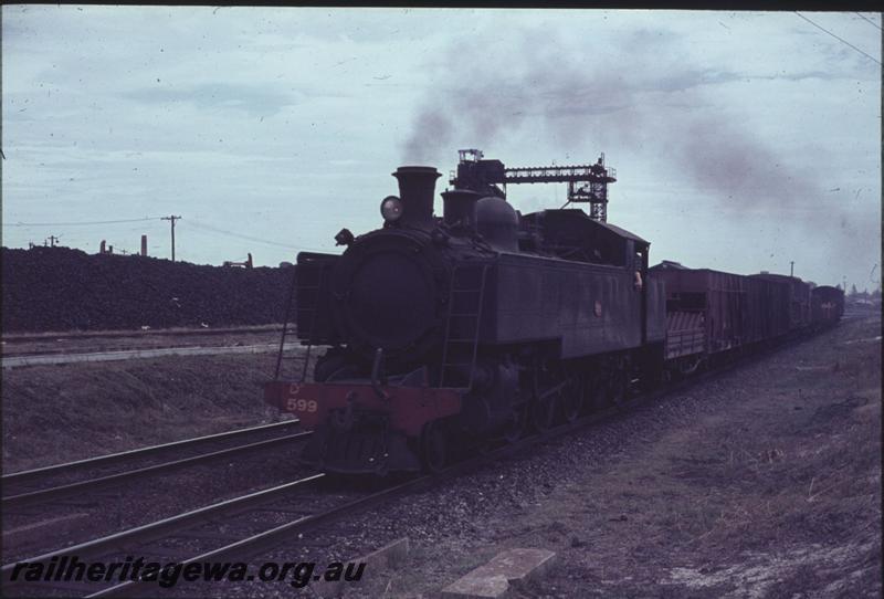 T02299
DD class 599, East Perth, heading a short goods train
