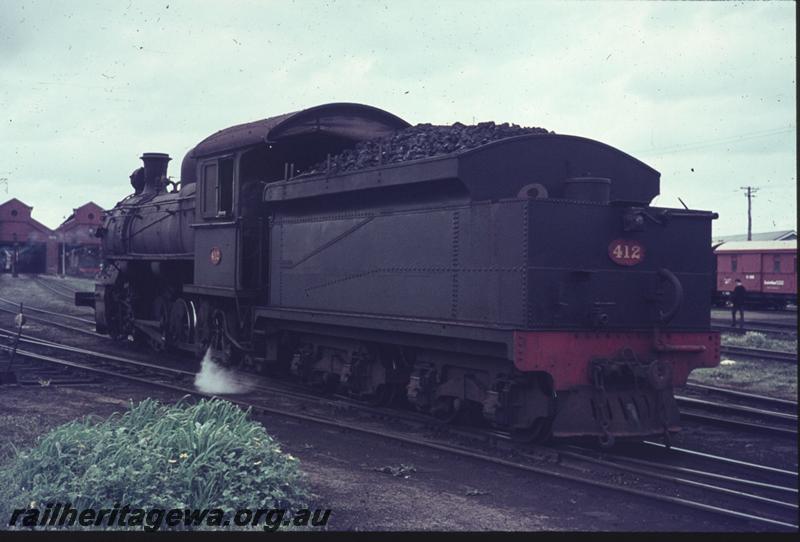 T02301
F class 412, East Perth loco depot, rear view.
