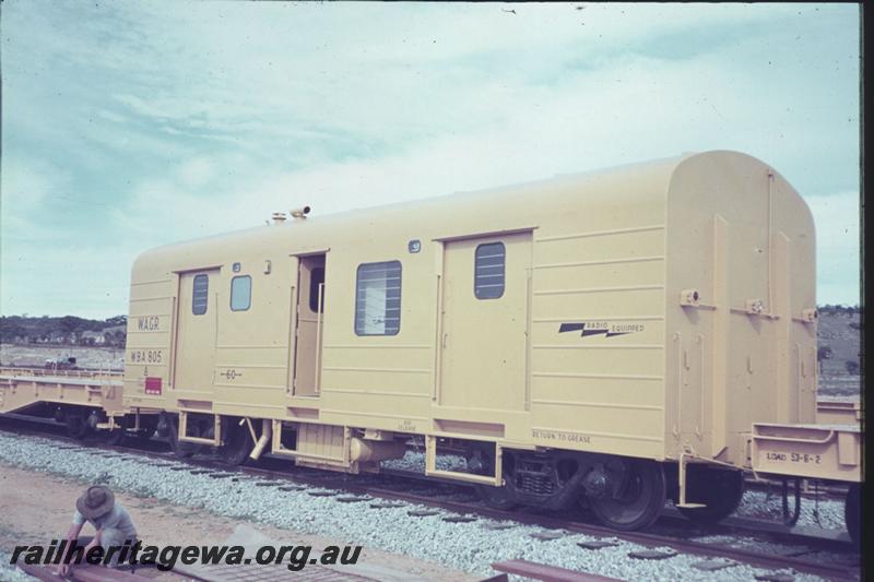 T02377
WBA class 805, Standard Gauge brakevan
