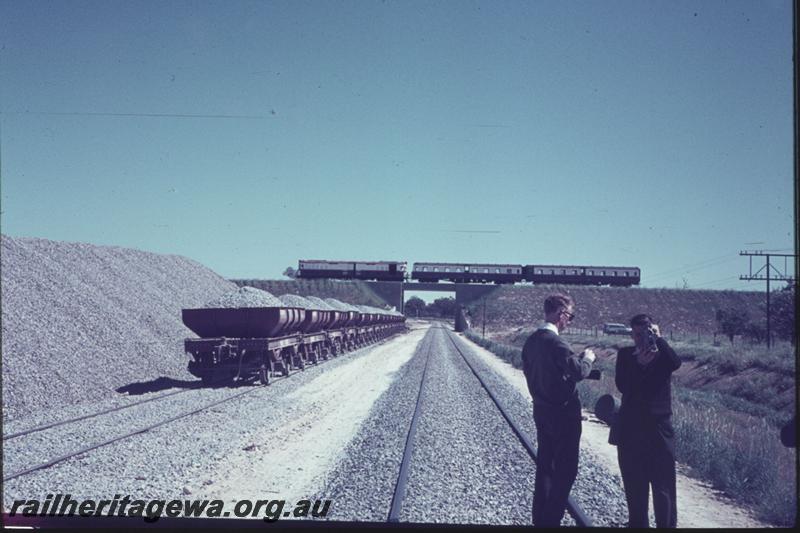 T02402
Wildflower set on flyover, Standard Gauge ballast hoppers, Kenwick Flyover
