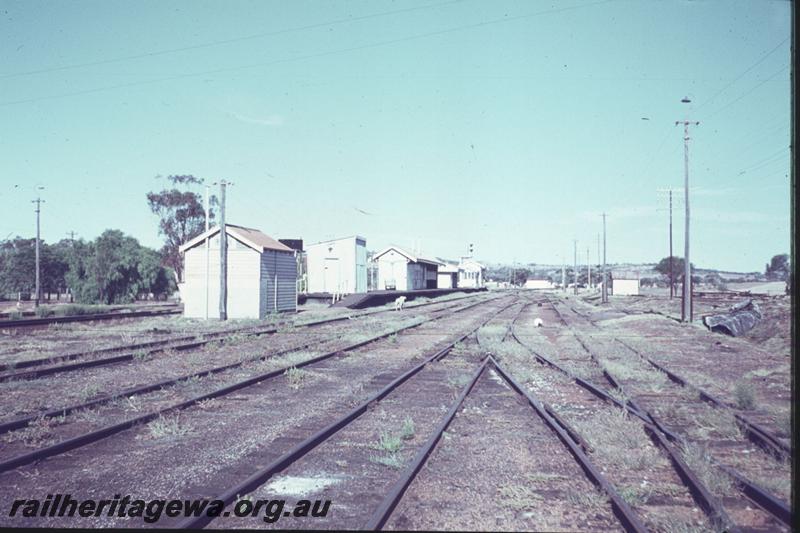 T02452
Station, yard, Spencers Brook, ER line, looking east
