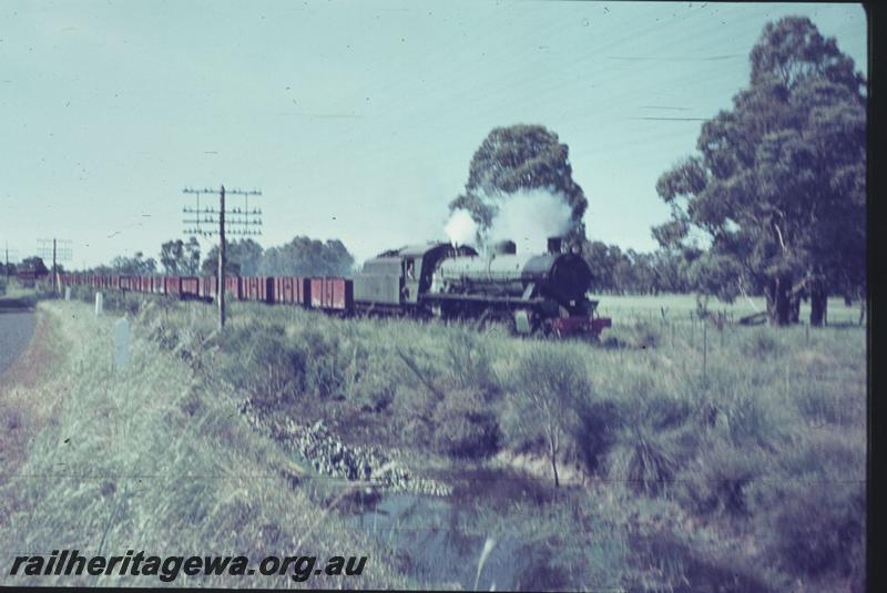 T02468
W class, goods train. (out of focus)
