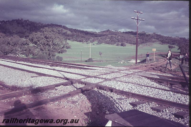 T02475
Trackwork, crossover of narrow gauge and Standard Gauge, near Toodyay
