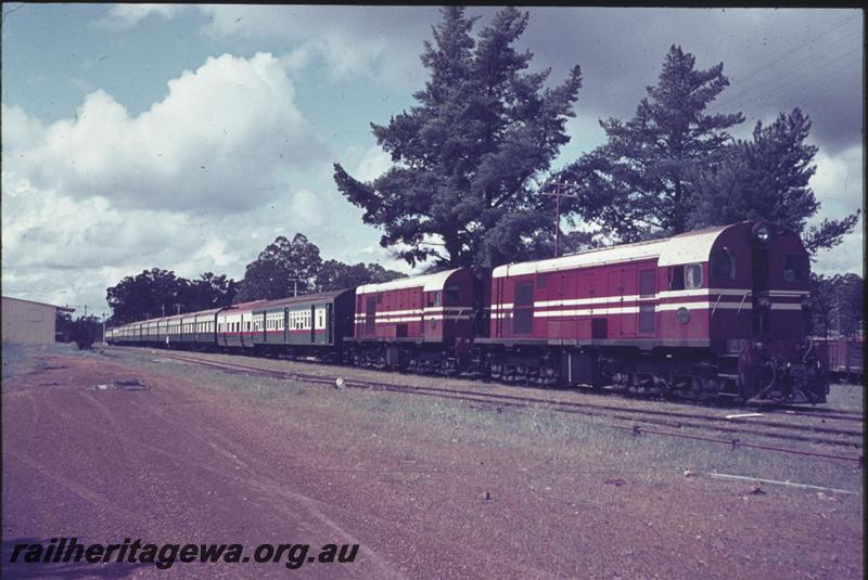 T02480
MRWA F class 41, double heading with another MRWA F class, Dwellingup, PN line, on ARHS tour train
