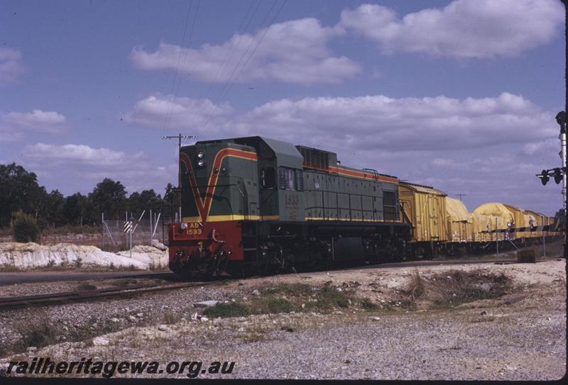 T02579
AB class 1533, departing Forrestfield, goods train
