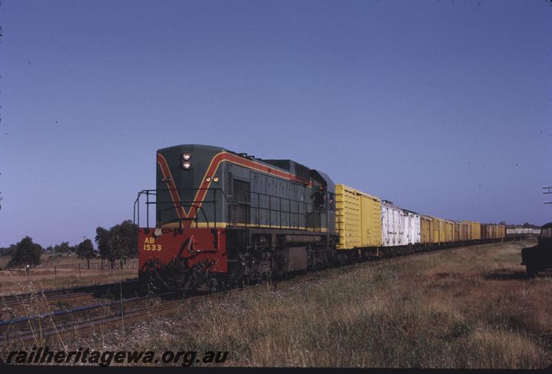 T02586
AB class 1533, near Midland, on departing 