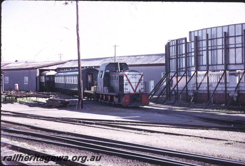 T02596
B class 1609, Perth Yard, shunting
