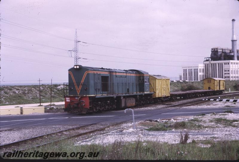 T02643
RA class 1911, power house, South Fremantle, goods train
