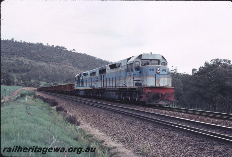 T02677
L class 273, double heading, Avon Valley Line, iron ore train
