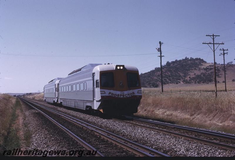 T02754
Prospector, two car set, near Toodyay, Avon Valley Line
