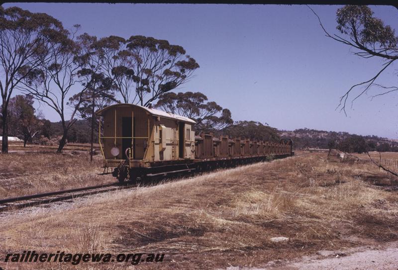 T02873
Iron Ore train to Wundowie, view of rear of train, ER line.
