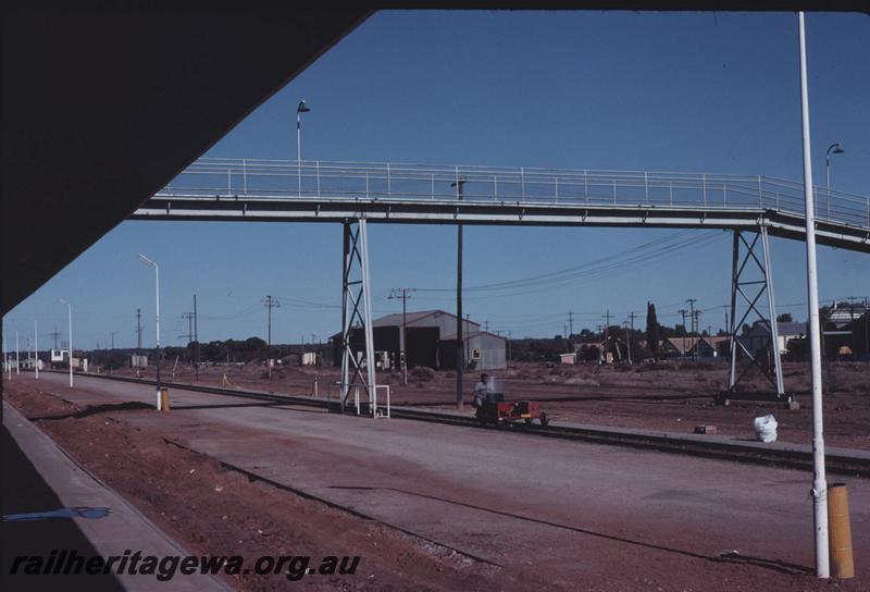 T02909
Motorized gangers trolley, station yard, Kalgoorlie
