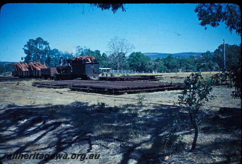 T02996
Millars loco No.58, Mundijong, timber train
