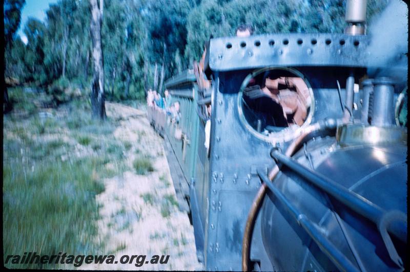 T03000
Millars loco No.61, on tour train 
