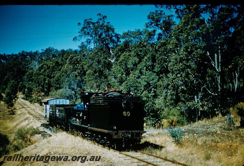 T03019
Millars loco No.60, Wokalup to Mornington line, short train
