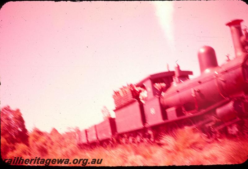 T03024
Millars G type loco on train of empty wagons
