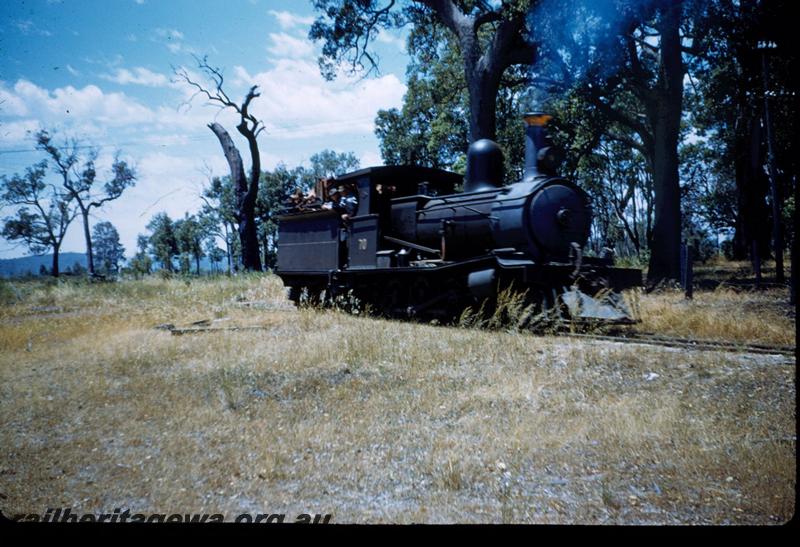 T03091
Millars loco No.70, side and front view
