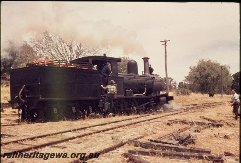 T03115
Millars loco No.71, rear and side view, Yarloop
