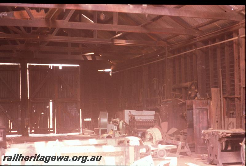 T03121
Millars workshops, Yarloop, internal view
