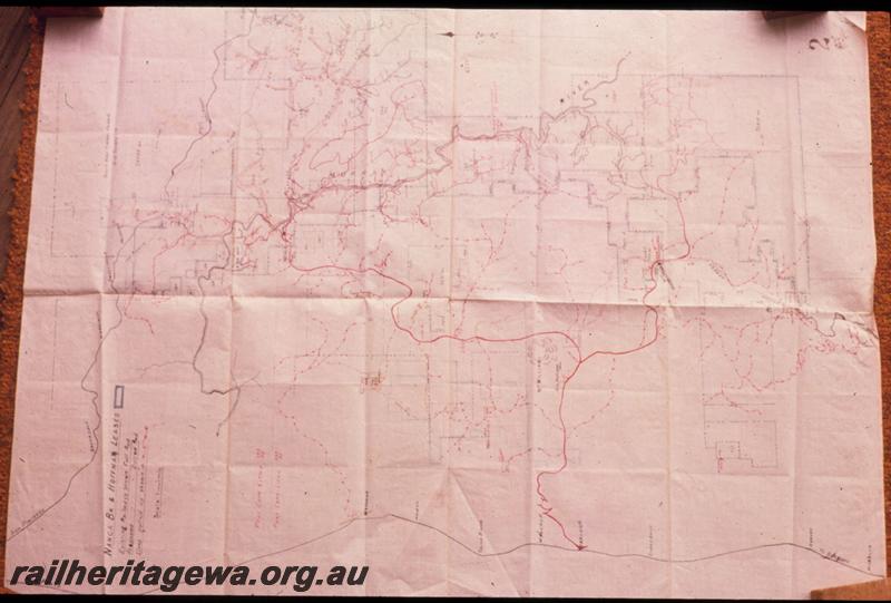 T03153
4 of 9 photos of maps of Millars railway lines between Yarloop and Nanga mill
