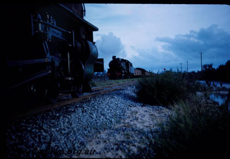 T03203
Goods trains crossing, SWR line
