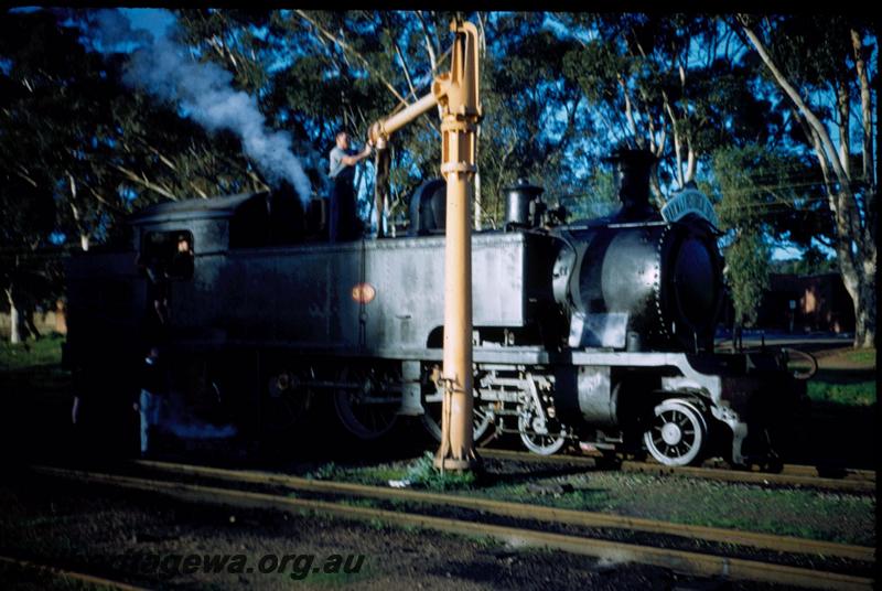 T03238
DS class 374, water column, Armadale, SWR line, taking water on ARHS tour train
