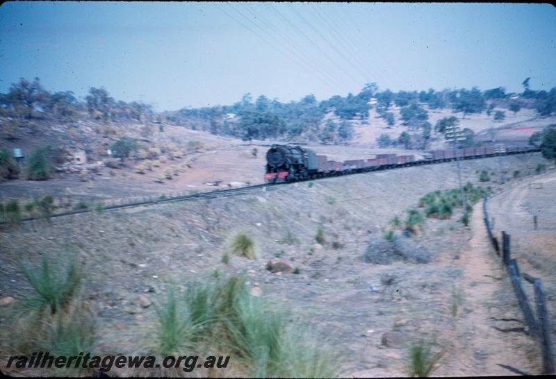 T03244
V class, approaching Swan View, ER line, goods train
