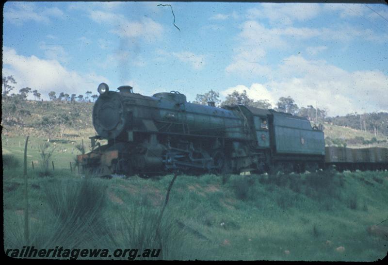 T03246
V class approaching Swan View, ER line, goods train
